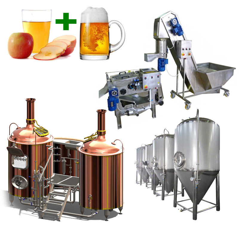 BeerCiderLine Profi 500 - 6th solution: The beer and cider all-in-one production system