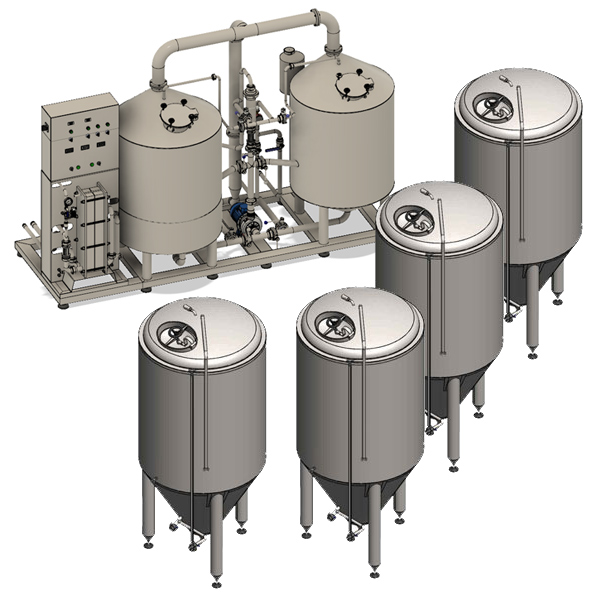 microbreweries breworx liteeco 001 - Breweries - microbreweries - fully equipped systems for the beer production