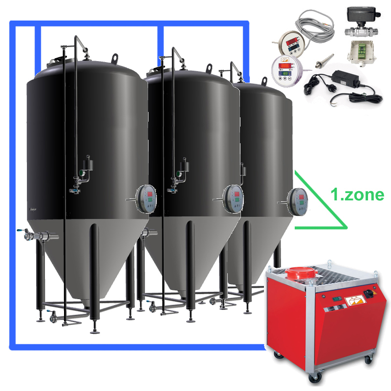 CBFSOT 1Z 02 Complete beer fermentation sets ontank - BPT | Beer production tanks