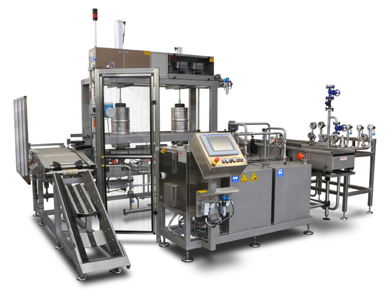 Powerfull beer washing and filling machine line