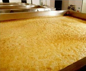 open fermentation of beer