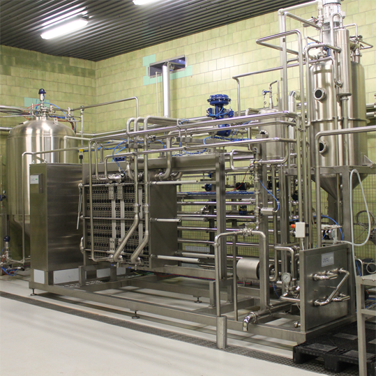 Flow pasteurization of beer Flow pasteurizers CBS