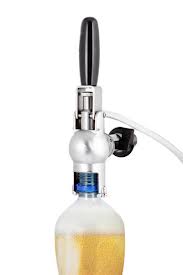 Fraft beer valve for filling of the bottles
