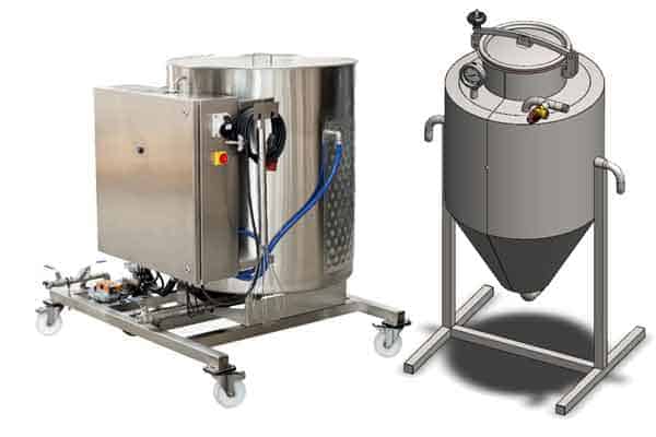 Yeast processing equipment