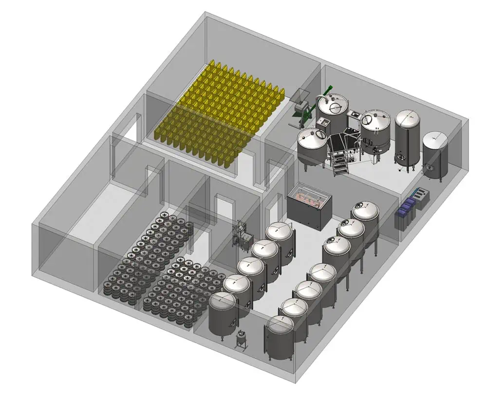 example compact brewery tritank 1000 cct - Production portfolio of the Czech Brewery System company