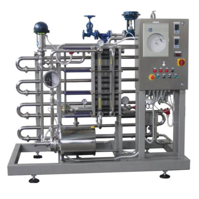 Flash pasteurizer for carbonated beverages - beer, cider