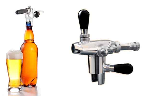 Equipment for the the filling of beer into PET bottles