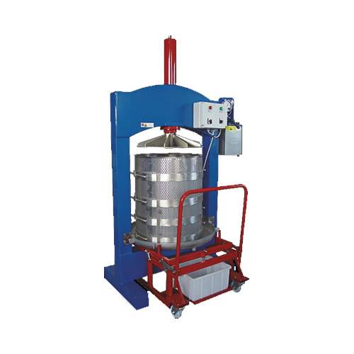 Hydraulic fruit presses