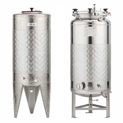 Cuves de fermentation cylindriques