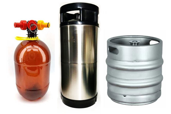 Beer Kegs and Barrels